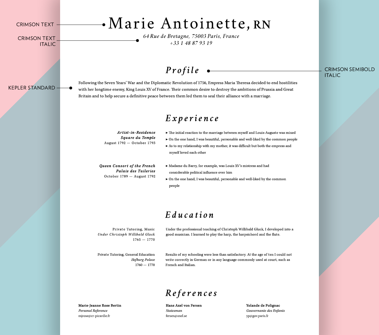 What Fonts Should I Use on My Résumé? - union.io